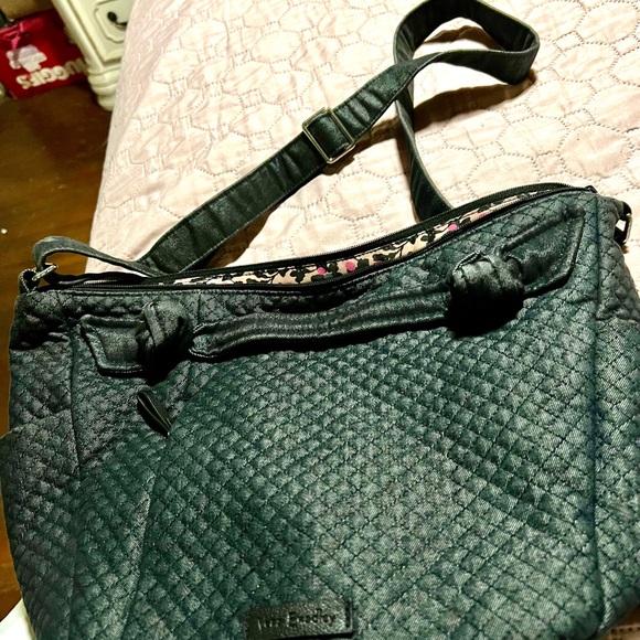 Stylish Black Quilted Women's Bag Vera bradley - Picture 4 of 4